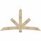 Ekena Millwork Alberta Rough Sawn Timber Gable Bracket, Douglas Fir, 84"W x 45"H x 6"D x 6"F, 13/12 Pitch GBW084X45X0606ALB00RDF - alternate 1